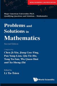 Problems And Solutions In Mathematics (2Nd Edition)