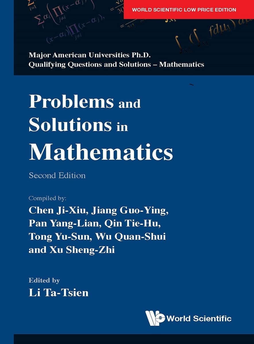 Problems And Solutions In Mathematics (2Nd Edition)