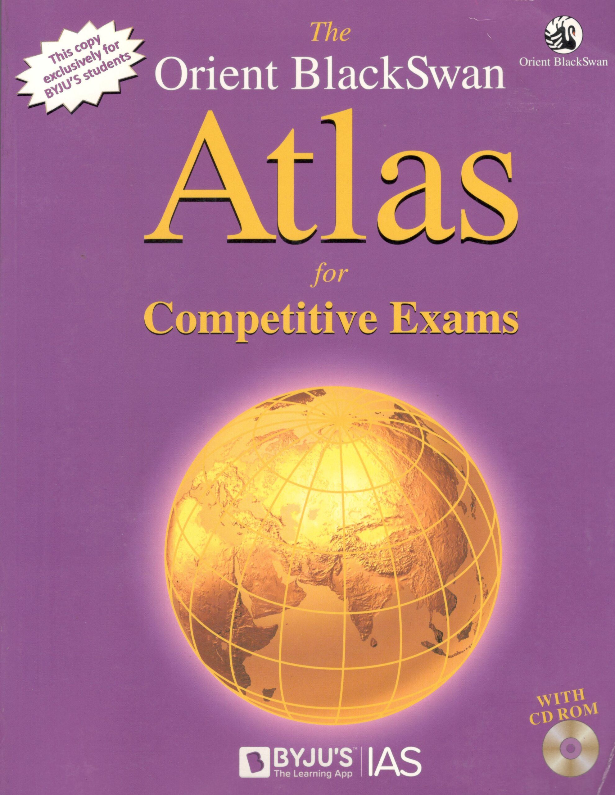 ORIENT BLACKSWAN ATLAS FOR COMPETITIVE EXAMS